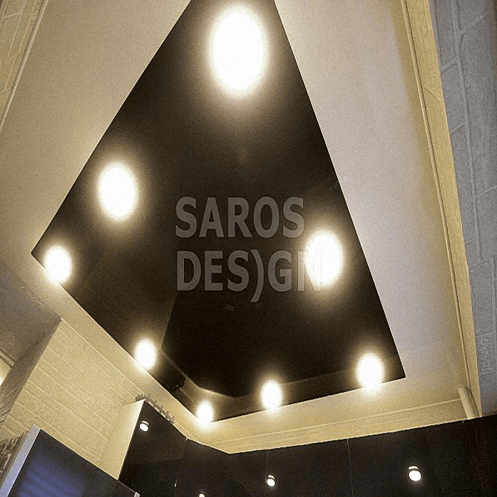 Купить двухуровневые натяжные потолки Saros Design в Кингисеппе.
