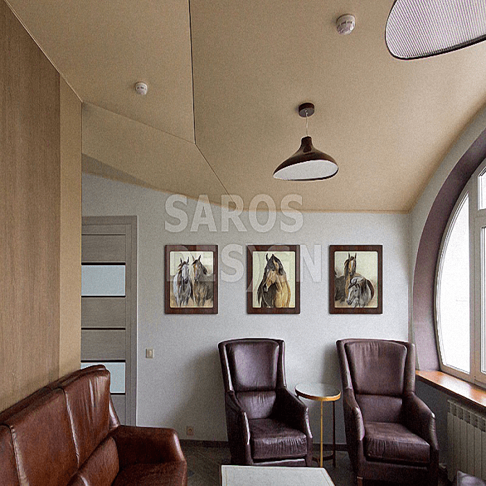 Купить сатиновые натяжные потолки Saros Design в Кингисеппе.