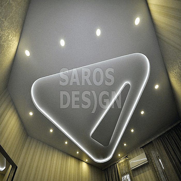 Купить светодиодные натяжные потолки Saros Design в Кингисеппе.