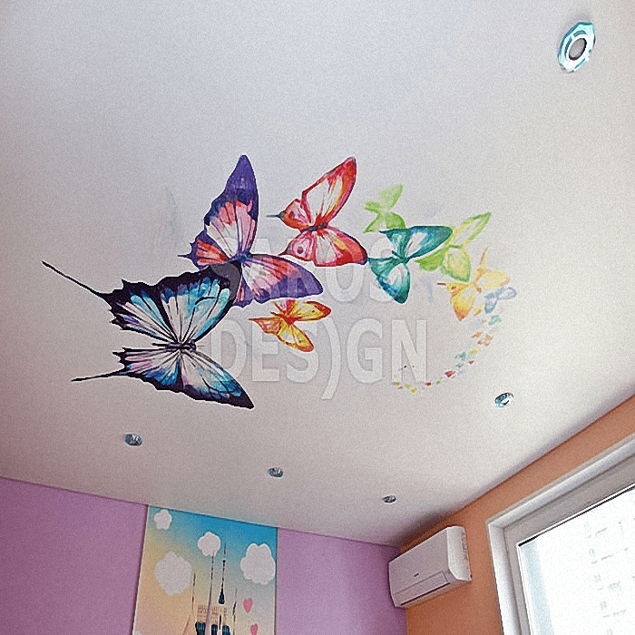 Купить натяжные арт потолки с фотопечатью Saros Design в Кингисеппе.