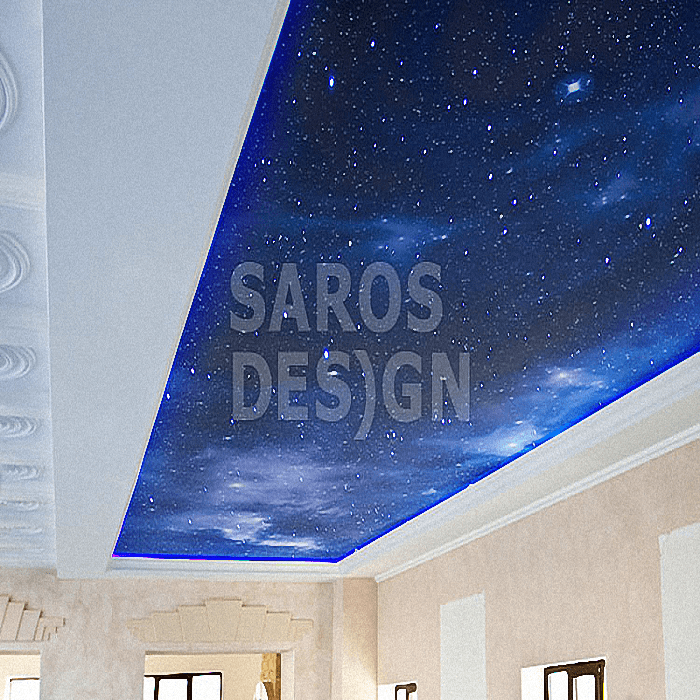 Купить звёздные натяжные потолки Saros Design в Кингисеппе.